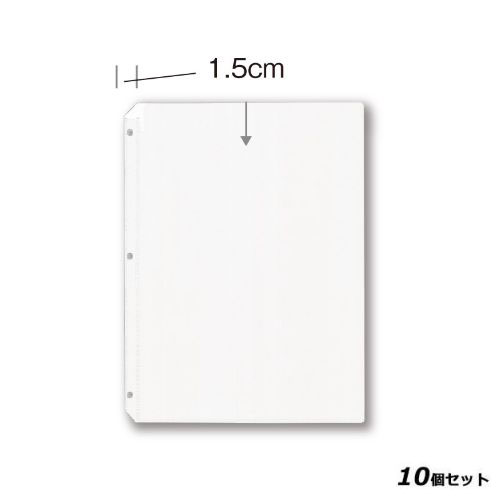 【お得なセット商品】中ビニール(B5用3穴) ビニール-79/高透明/業務用/新品/小物送料対象商品