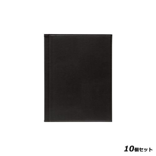 【10セット】合皮製レールメニュー(B5) RM-102/ブラック /業務用/新品/送料無料