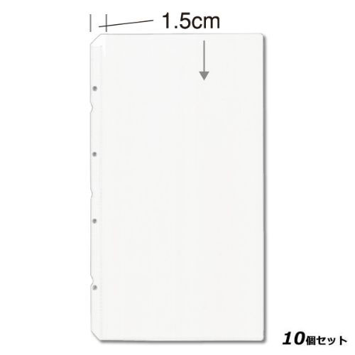 【10セット】中ビニールA4縦長(紙寸297×153) ビニール-69 /業務用/新品/小物送料対象商品