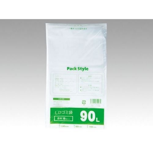 ゴミ袋 パックスタイル PS ゴミ袋 LD 045-90L 透明(200個入)/業務用/新品/小物送料対象商品