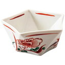 9.5cm五角小鉢 赤絵/業務用/新品/小物送料対象商品
