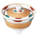 二色半月盛菊三ッ足蓋物珍味/業務用/新品/小物送料対象商品