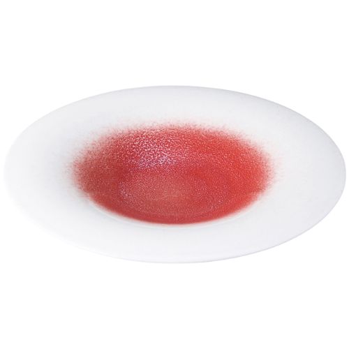 白マット赤窯変新パスタ皿/業務用/新品/小物送料対象商品