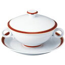 レッド15cmソーサー/業務用/新品/小物送料対象商品