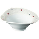 有田焼 水玉ラスター朝顔型中付白釉/業務用/新品/小物送料対象商品