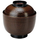 3寸千筋ケヤキ吸物椀(蓋親) 栃/業務用/新品/小物送料対象商品