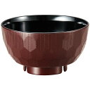 耐熱ピース亀甲汁椀 新溜内黒/業務用/新品/小物送料対象商品(3)