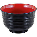 TA流泉汁椀 黒内朱/業務用/新品/小物送料対象商品