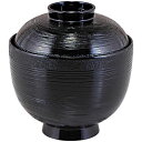 TA布目乱筋小吸椀(蓋親) 黒内朱/業務用/新品/小物送料対象商品