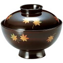 4寸段付仙才椀 溜紅葉(手塗漆、磨蒔絵/業務用/新品/小物送料対象商品
