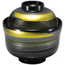 TAまゆ型吸物椀黒一筆かすり/業務用/新品/小物送料対象商品