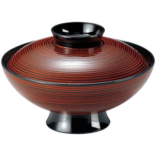 A4寸小槌吸物椀溜荒筋刷毛目/業務用/新品/小物送料対象商品