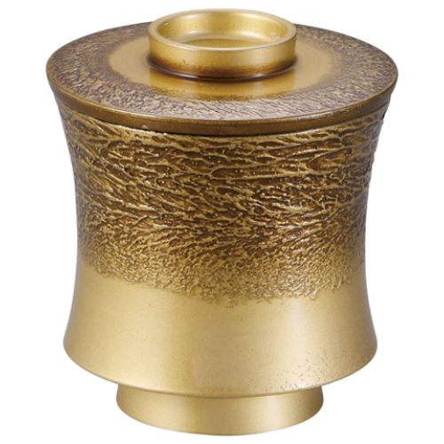 糸巻小吸物椀 絞り墨入れ金内黒/業務用/新品/小物送料対象商品