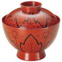 高京型吸物椀 朱刷毛目吉野/業務用/新品/小物送料対象商品