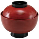 4寸乱引吸物椀 朱ツバ黒 内黒/業務用/新品/小物送料対象商品