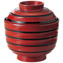 駒筋小吸物椀 朱黒ヒモ/業務用/新品/小物送料対象商品