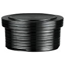 3人用ロクロ目飯器黒無地(蓋親)飯ベラ付/業務用/新品/小物送料対象商品