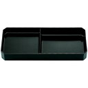 メンパ弁当用二ツ仕切黒塗/業務用/新品/小物送料対象商品(3)