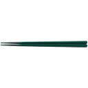 PBT 20.5cm六角箸 緑塗/業務用/新品/小物送料対象商品