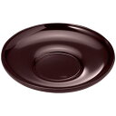 4.2寸だるま茶托 溜(全面塗)/業務用/新品/小物送料対象商品