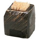 木5.5cm角荒彫楊枝立よもぎ塗/業務用/新品/小物送料対象商品