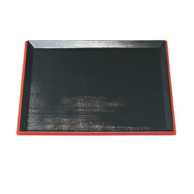 お盆 利休角盆黒天朱SL尺1 /業務用/新品/小物送料対象商品