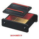 そば器 蓋付ミニセイロ(大)黒内朱蓋 /業務用/新品/小物送料対象商品