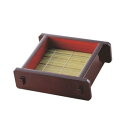 【お得なセット商品】 ツノセイロ(小)高足タイプ溜内朱(底板無) 竹スセット/業務用/新品/小物送料対象商品