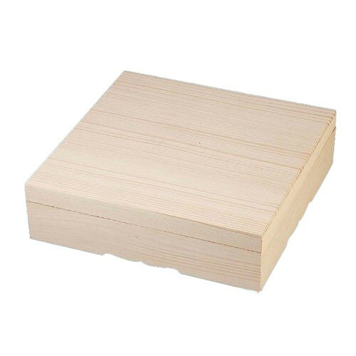 お重箱 木製尺0寸 正角白木重（インロー式） 1段 樅製/業務用/新品/小物送料対象商品