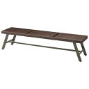 ベンチ CORSICA BENCH コルシカベンチ1800 CHERRY(チェリー) 幅1800×奥行400×高さ420/業務用/新品/送料無料(3)