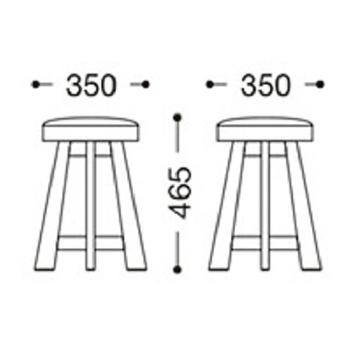 業務用椅子【即納可】CHERRY(チェリー) 既製品 炉端A(既製品) イス/業務用/新品/送料別 [3]
