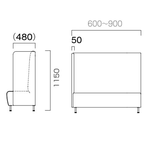 業務用椅子 CRES(クレス) マルトルOM-1-B 幅600～900×奥行620×高さ1150(mm) シート高430(mm) /業務用/新品/送料無料 [2]
