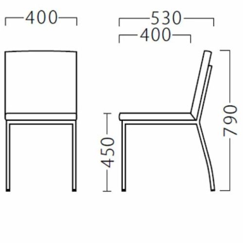 業務用椅子 プロシード パイプイス [オーヴ] 張地ランクB 幅400×奥行530×高さ790/ 座面までの高さ450/業務用/新品/送料無料 [3]