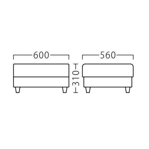 業務用椅子【ローレルスツールNA W600 Aランク】 プロシード 幅600×奥行560×高さ310(mm)【業務用】【新品】【送料無料】 [2]