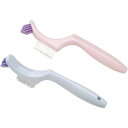 エラック義歯ブラシらくらくスタイル 2色1セット/【ピンク&ブルーグレー各1本】/業務用/新品/小物送料対象商品(4)