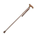 アルミ軽量折りたたみステッキ スリム19mmタイプ/【0401-SO5811 ライトブラウン】×1組/業務用/新品/小物送料対象商品(4)