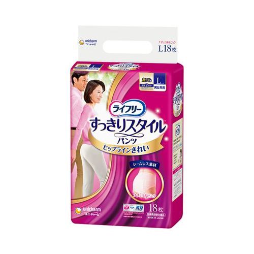 ライフリー すっきりスタイルパンツ/【50840→51655 18枚 L ピンク】/業務用/新品/小物送料対象商品(4)