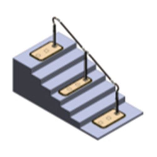 歩行サポート手すりスムーディ ロング2400伸縮タイプ/【XPN-L80617 片手すり】×1組/業務用/新品/送料無料