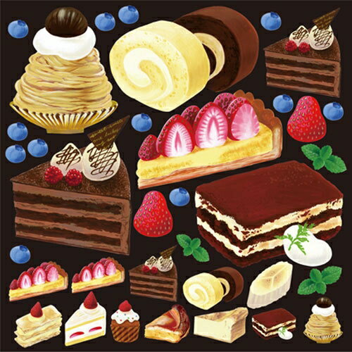 デコレーションシール スタンダード ケーキAA2 のぼり屋工房 4934/業務用/新品