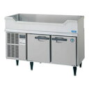 【業務用/新品】【ホシザキ】舟形シンク付コールドテーブル RW-120SDCG-ML-T 幅1200×奥行750×高さ850(830~870)(mm) 単相100V/送料無料
