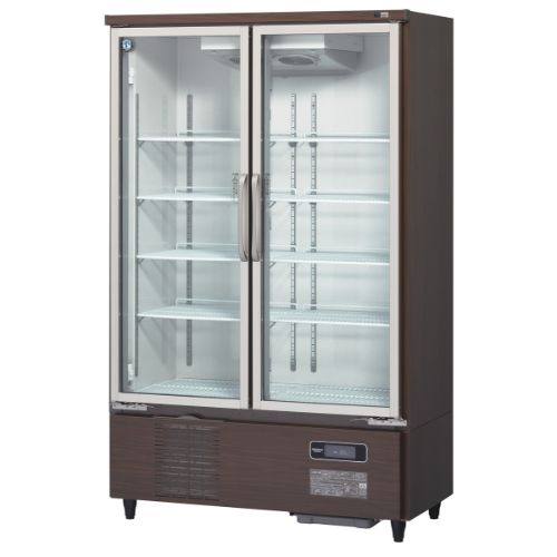 【業務用/新品】【ホシザキ】リーチイン冷蔵ショーケース USR-120AT3-B 幅1200×奥行650+50×高さ1945(～1975)(mm) 電源(2電源必要):三相200V/送料無料