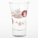酒杯えんぎもの 杯(丸紋うさぎと桜柄) 東洋佐々木 P-01145-J395 /3個入/業務用/新品/小物送料対象商品