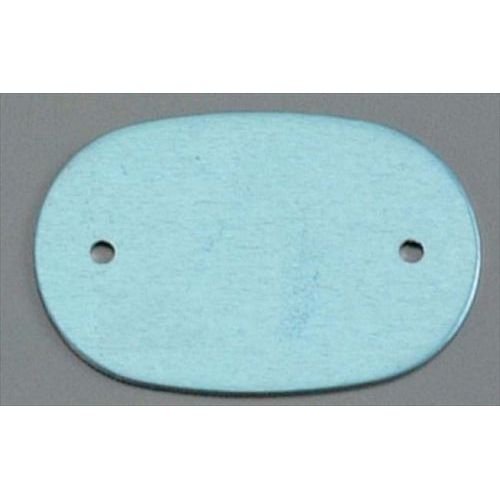 アルマイトネームプレート 小判型 (10枚入) 378-B ブルー/業務用/新品/小物送料対象商品