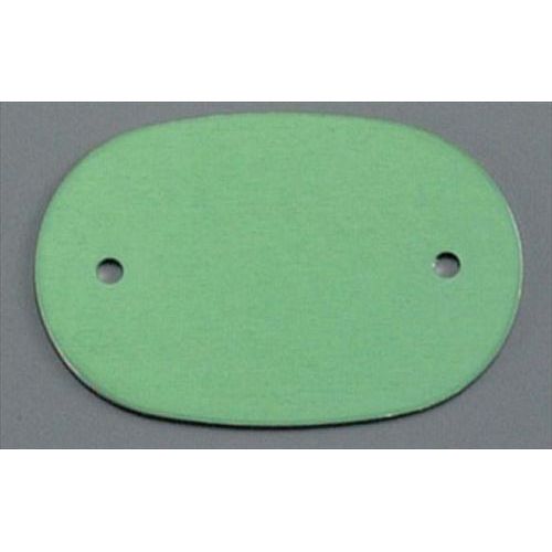 アルマイトネームプレート 小判型 (10枚入) 378-B グリーン/業務用/新品/小物送料対象商品