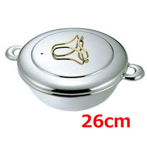 プロデンジ しゃぶしゃぶ鍋(ツマミ金仕上) 26cm/業務用/新品/小物送料対象商品