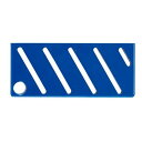 EBM 18-8 HACCP カラー庖丁差用プレート Aタイプ 斜め ブルー/業務用/新品/小物送料対象商品