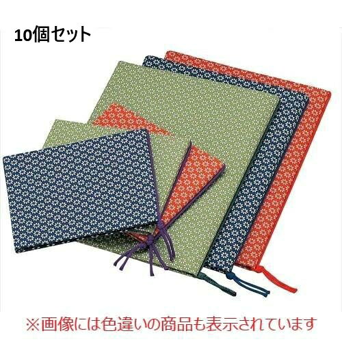 【10セット】えいむ 布地 花柄 メニュー 華-101 大 緑/A4サイズ /業務用/新品/送料...