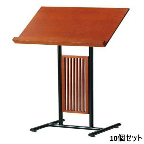 【お得なセット商品】メニュースタンド 飾り縦格子 ナチュラル 50464　セット数：10/業務用/新品/送料無料