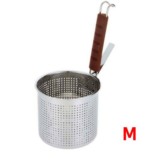 UK 18-8 シリコン柄 パンチング底平煮ざる M/業務用/新品/小物送料対象商品