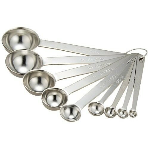 Measuring Spoons - 計量スプーン 極厚 18-8 9本組/業務用/新品/小物送料対象商品